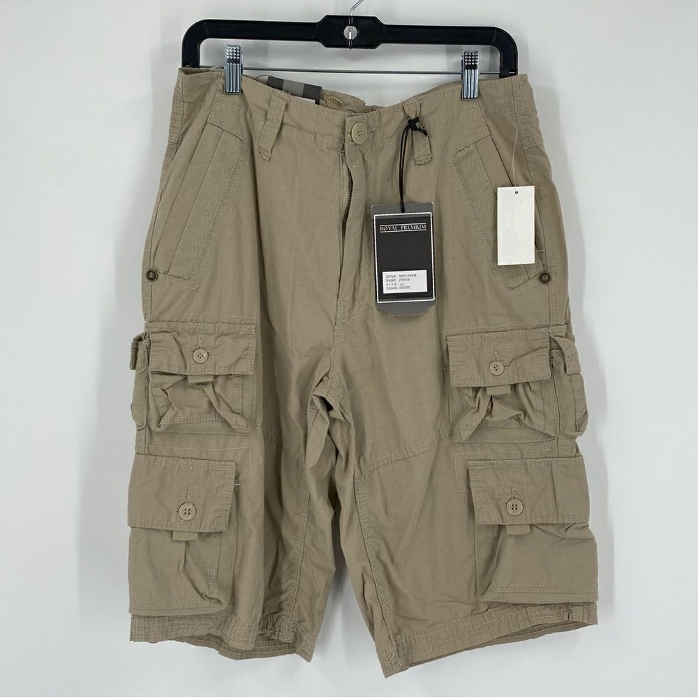 Royal Premium Men’s Peter Cargo Shorts size 30